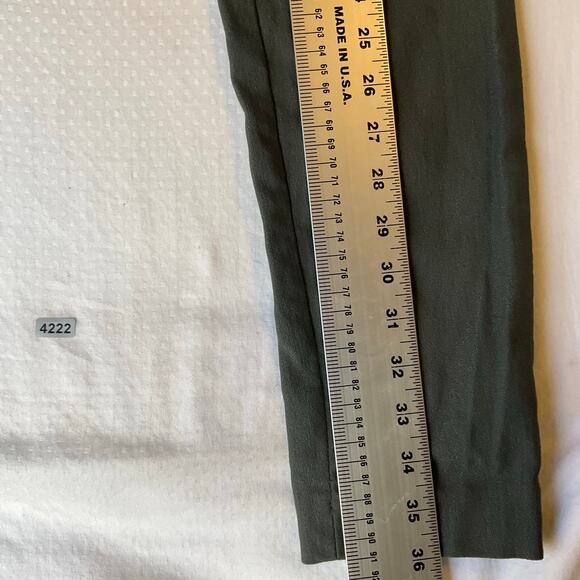 J.Crew Women Dress Pants Ryder  size 0 US Gray Mid Rise Slim Leg - Picture 3 of 9